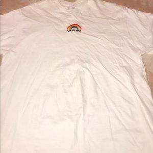 white tee
